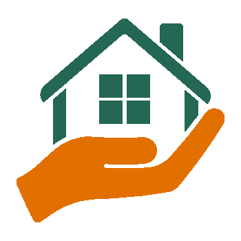 home in palm icon